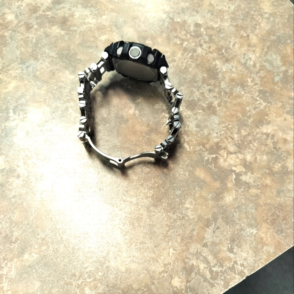 G-Shock Black and Silver Watch
